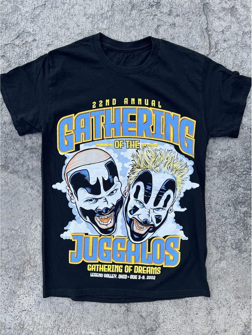 Insane Clown Posse ICP Band Tee Gathering Of The Juggalos Size Small